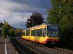 Tw 875 in Sllingen Bf. Aufgenommen am 17.10.2009