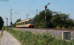 869 und 867 als S4 nach Achern bei der Bk Basheide 24.8.09