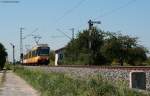 879 und 847 als S4 nach Karlsruhe an der Bk Basheide 24.8.09