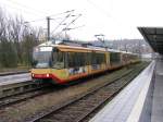 Wagen 885 als S41 nach Karlsruhe im HBf Freudenstadt am 2.November 2009