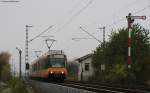 921 und 892  als S41 nach Karlsruhe Hbf an der Bk Basheide 29.10.09