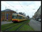 Tw 855 + Tw ??? als Linie S41 bei der Augartenstrae. Aufgenommen am 13.12.2009