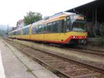 2005-08-18  Bf Freudenstadt Hbf  Wagen 904 der AVG nach Karlsruhe