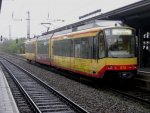 Tw 870 fuhr am 16.10.2010 von Karlsruhe nach Bruchsal-Odenheim.