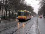 25.11.2010: TW 820 mit DB-Logo als S5 nach Knielingen-Rheinbergstrae.