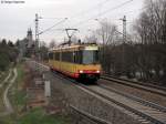 11.03.2011: Wagen 831 als S9 von Bruchsal nach Bretten Bf.