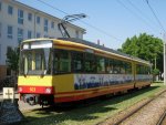 Tw 503 am 25.04.2011 auf einem der vielen Abstellgleise am Stadtbf Ettlingen.