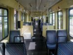 Der Innenraum des GT8-100D-2S Tw 832 am 22.05.2011.