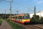 Wagen 801  BGV  und Wagen 8** als S5 nach Karlsruhe Marktplatz.