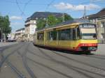 Tw 838 und der vordere Tw 879 fuhren am 11.07.2011 als S4 von Karlsruhe nach Heilbronn.