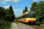 10.08.2011: Wagen 807  Mbelhaus Nolte, Germersheim  und Wagen 8** als S31 von Odenheim nach Karlsruhe Hbf.