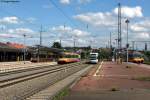 30.08.2011: Volles Haus im Bahnhof Bretten.