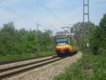 Tw 898 war am 24.05.2011 als Eilzug der Linie S31 von Freudenstadt Hbf nach Karlsruhe Hbf.