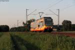 TW 883  AVG-Reisen  als S32 von Odenheim nach Achern kurz vor Karlsruhe-Durlach. Aufgenommen am 25.05.2012.