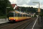 TW 804 und 8** als S5 nach Mhlacker beim Halt in Bilfingen.