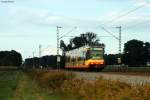 TW 896  Experimenta Heilbronn  als S31 von Odenheim nach Karlsruhe zwischen Weingarten und Karlsruhe-Durlach. Aufgenommen am 22.09.2012.