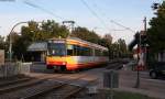 Tw 568 als Leerzug in Ettlingen Wasen 21.9.12