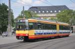 GT6-80C / Waggon-Union 503 der VBK aufgenommen 11/06/2013 am Bahnhofsvorplatz