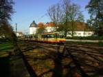 S 30059 am 31.10.2013 vor der Kulisse des Ettlinger Schlosses auf dem Weg nach Bad Herrenalb.