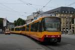 AVG 875 in Karlsruhe auf dem Bahnhofsvorplatz am 04.07.14.