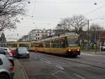 AVG 450 901 am 04.12.14 in Karlsruhe als S41 in der Nähe des Hbf 