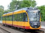 Stadtbahnfahrzeug  946 als Schnellbahn, fährt die AVG mit den neuen Bombardier der neuen Bauart ET2010 und gehört zu der Fahrzeugfamilie Flexity Swift.