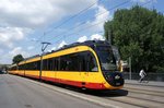 Stadtbahn Karlsruhe / KVV - Karlsruher Verkehrsverbund / Stadtbahn Heilbronn / Heilbronner Hohenloher Haller Nahverkehr GmbH (HNV): Zweisystem-Stadtbahnfahrzeug Bombardier ET 2010 der