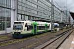 Ausfahrt am 03.05.2014 von BSB 020 (650 047-3) und der BSB 007  Freiburg im Breisgau  (650 034-1)  badenova  als S-Bahn nach Waldkirch/Elzach in Freiburg (Brsg) Hbf.