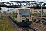 Nachschuss auf BSB 013 und SWEG 507, als sie in Richtung Abstellgruppe rangierten. (Freiburg (Brsg) Hbf, den 14.12.2013)