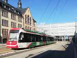 Chemnitz, 9.2.2023, Platz vor dem Hauptbahnhof.