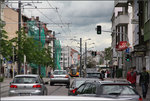 Den Autos entgegen -    Vom Autoverkehr belastet ist die Paulinenstraße in Heilbronn.