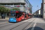 KVG 8NGTW Wagen 620 als Linie 3 am 25.08.19 in Kassel 