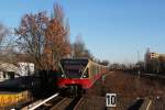 S-Bahn bei der Einfahrt in Berlin Jungfernheide. 28.12.2012.