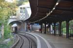 BERLIN, 13.10.2010, Bahnsteig des S-Bahnhofs Pichelsberg