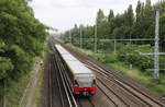 S-Bahn Berlin 480 xxx // Berlin; Fotostandpunkt: Brücke Kniprodestraße // 19. Juni 2018