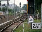 S-Bahn Berlin: Einfahrt einer Bahn nach Pankow.