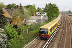 S-Bahn Berlin 481 xxx // Aufgenommen zwischen Berlin Betriebsbahnhof Rummelsburg (S) und Berlin-Karlshorst // 2. Mai 2018