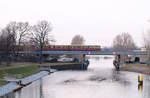 S-Bahn Berlin 481 xxx // Aufgenommen in Höhe des Charlottenburger Verbindungskanals in Berlin. // 12. März 2017