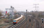 S-Bahn Berlin 481 xxx // Berlin Poelchaustraße. // 24. März 2016