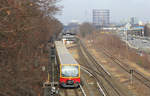 S-Bahn Berlin 481 xxx // Berlin (Aufgenommen zwischen den Stationen Berlin Feuerbachstraße und Berlin Friedenau.) // 12. März 2016
