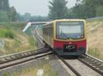 S25 nach Hennigsdorf fhrt aus dem Bahnhof Teltow Stadt aus.