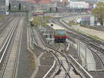 DB S-Bahn Berlin 481 xxx pausiert am 20.04.2022 am S-Bahnhof Berlin Warschauer Strae.