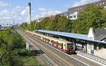 S46 der S-Bahn Berlin GmbH, S-Bahnhof Hohenzollerndamm mit 484 025.