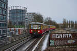 Am 23.12.2023 waren ET/EB 167 006 und 475/875 605 zusammen als Weihnachtszug der Berliner S-Bahn unterwegs.