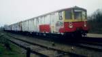 Die Berliner-S-Bahn an der Ostsee ? Ein 475-Triebwagen verschlug es im Mrz 1998 nach Kltz(bei Wismar).Der Triebwagen ist Hier nicht zum Einsatz gekommen !