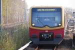 BERLIN, 07.04.2009, S25 nach Hennigsdorf bei der Einfahrt in den S-Bahnhof Lichterfelde Süd
