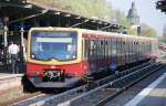 BERLIN, 14.04.2009, S47 nach Südkreuz im Bahnhof Schöneweide