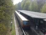 BR 481 als S1 nach S-Bahnhof Oranienburg im S-Bahnhof Berlin-Frohnau.