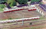 S-Bahn-Schuppen bei Berlin - Anfang der 90iger Jahre.