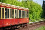 BERLIN, 12.05.2009, S75 nach Warschauer Straße verlässt den Bahnhof Hohenschönhausen